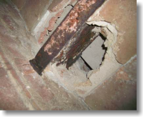 corrisión estructura metalica